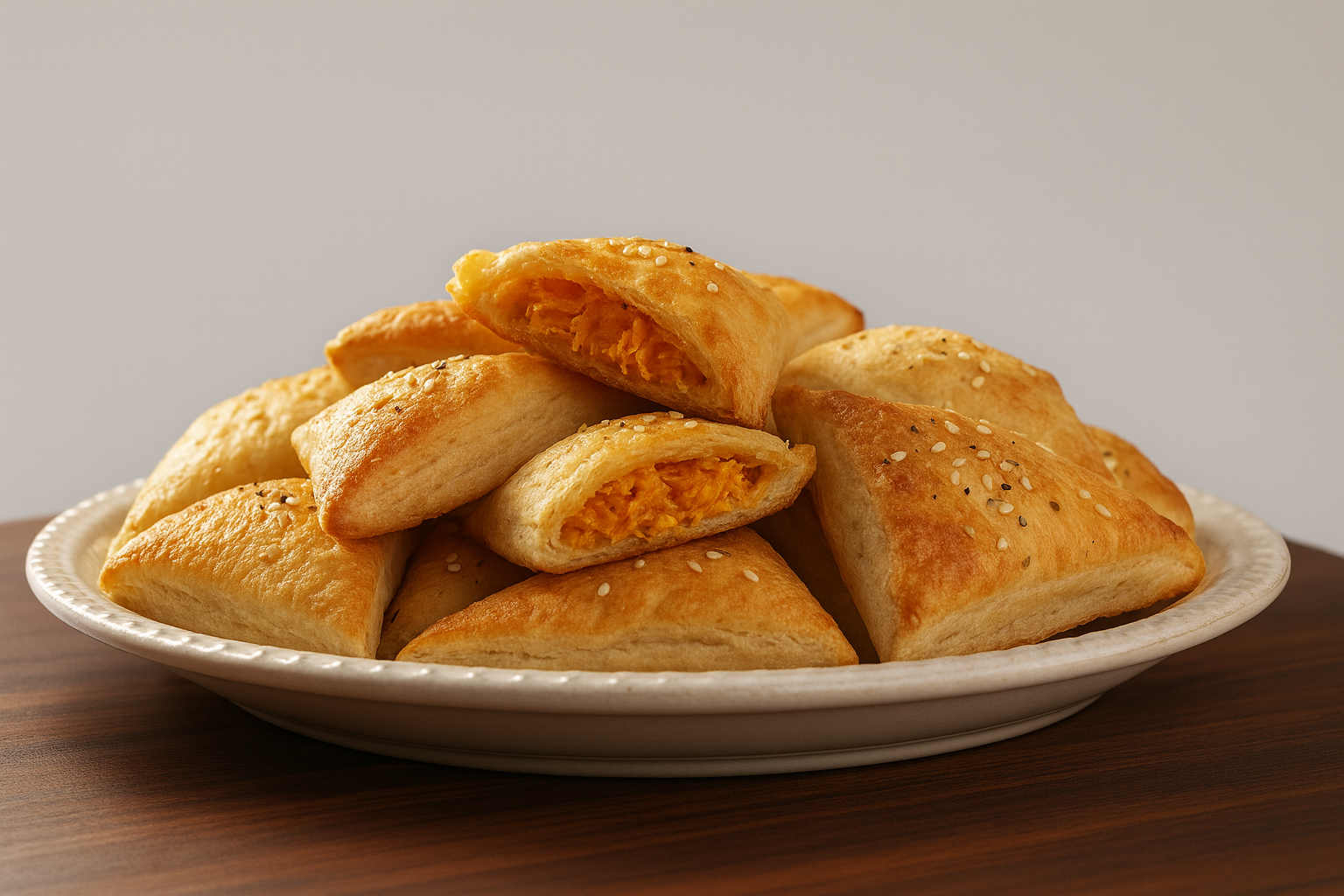 Mini triângulo de frango